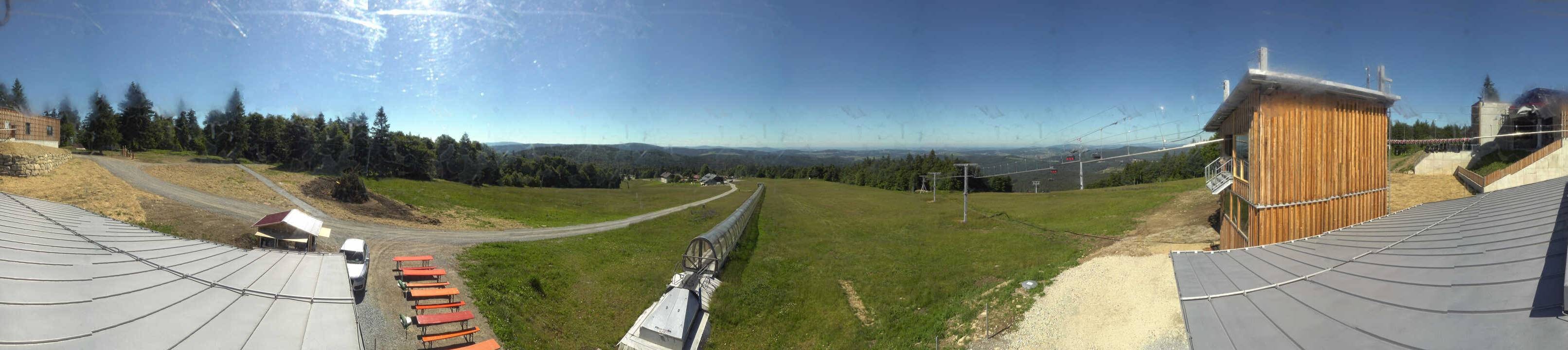 Archiv Foto Webcam Mitterdorf: Bergstation Almberglift