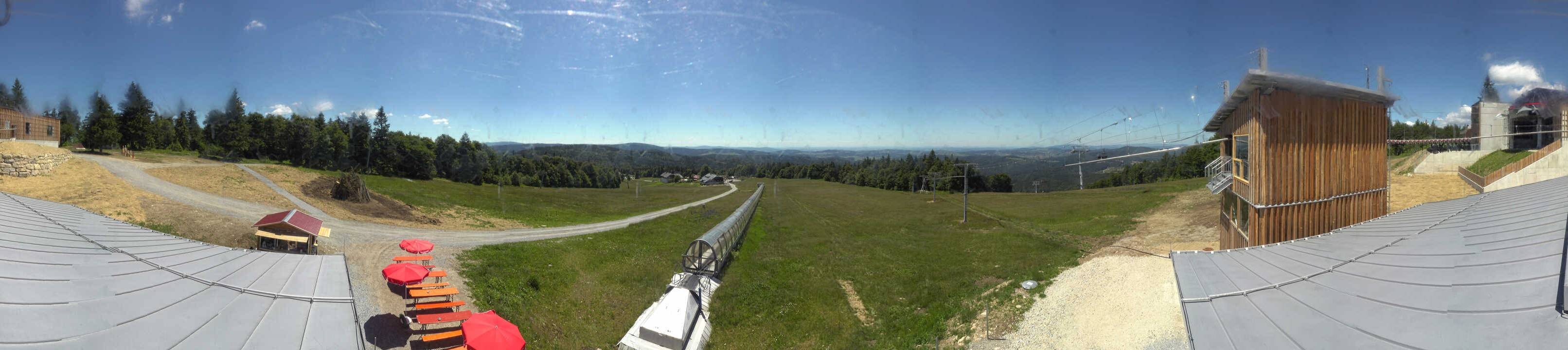 Archiv Foto Webcam Mitterdorf: Bergstation Almberglift