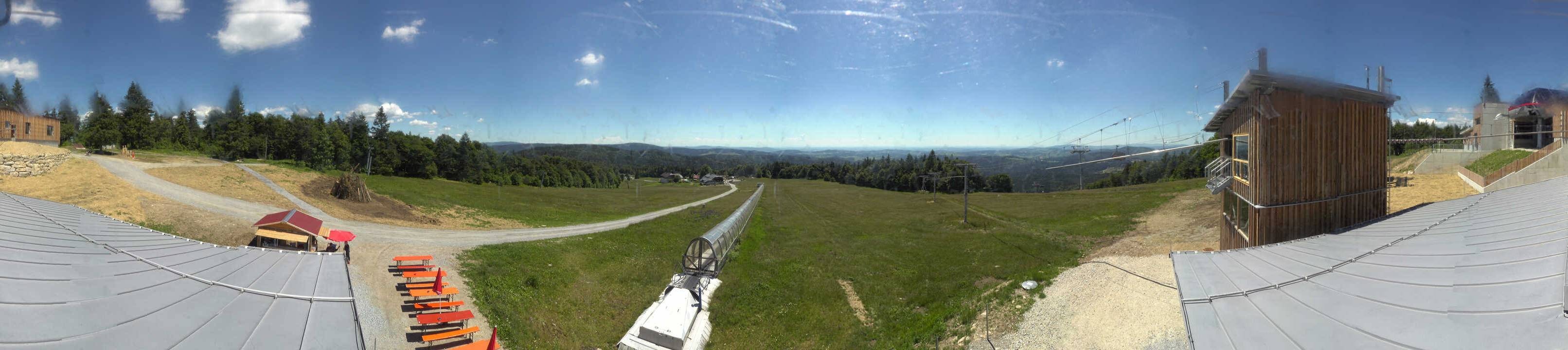 Archiv Foto Webcam Mitterdorf: Bergstation Almberglift