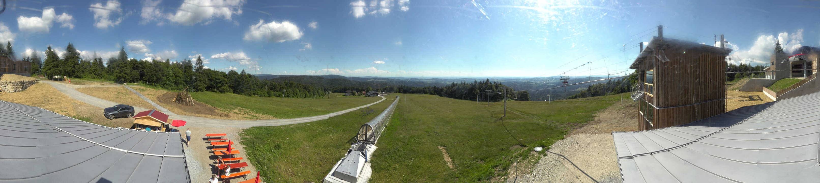 Archiv Foto Webcam Mitterdorf: Bergstation Almberglift