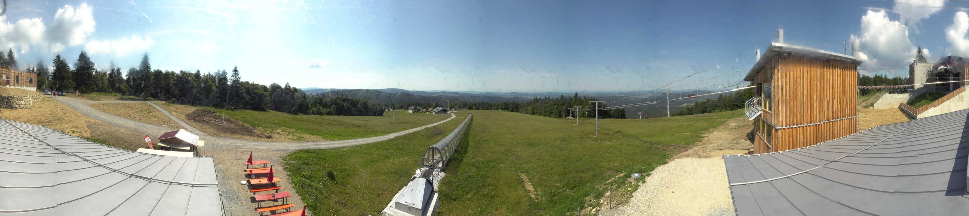 Archiv Foto Webcam Mitterdorf: Bergstation Almberglift