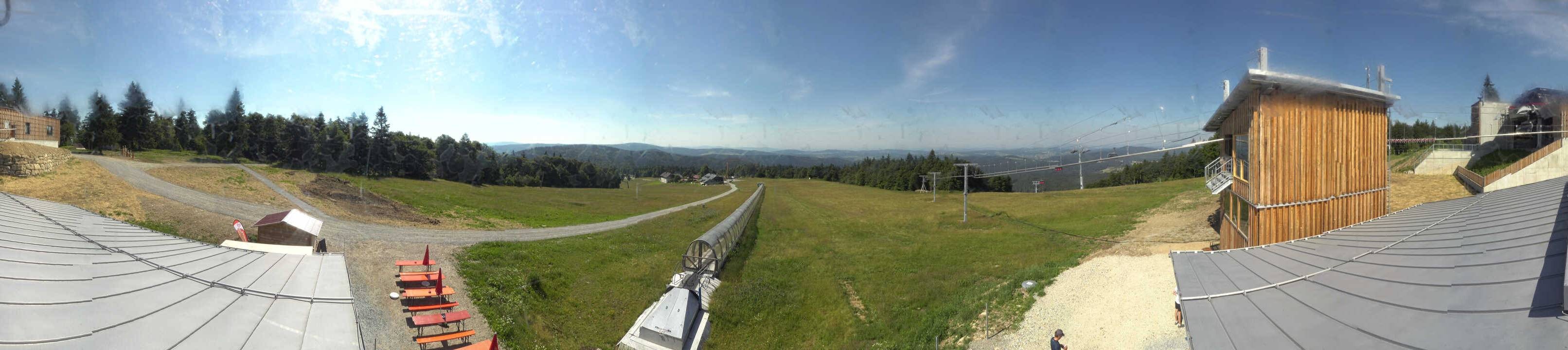 Archiv Foto Webcam Mitterdorf: Bergstation Almberglift