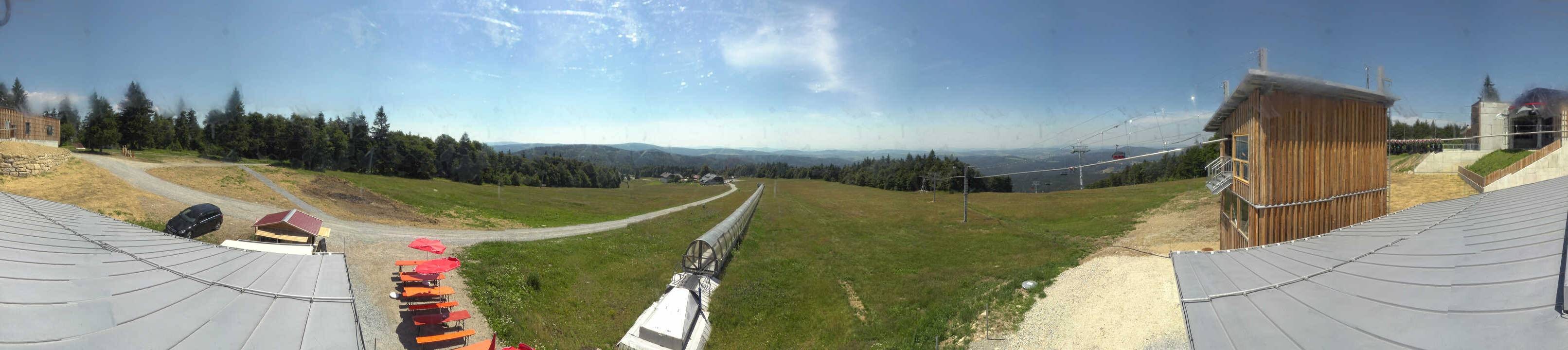 Archiv Foto Webcam Mitterdorf: Bergstation Almberglift