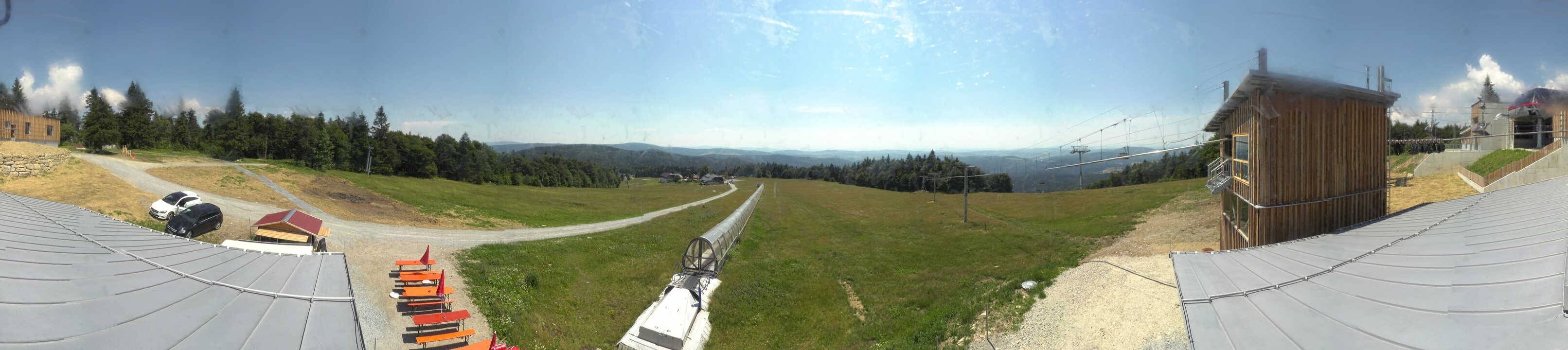 Archiv Foto Webcam Mitterdorf: Bergstation Almberglift