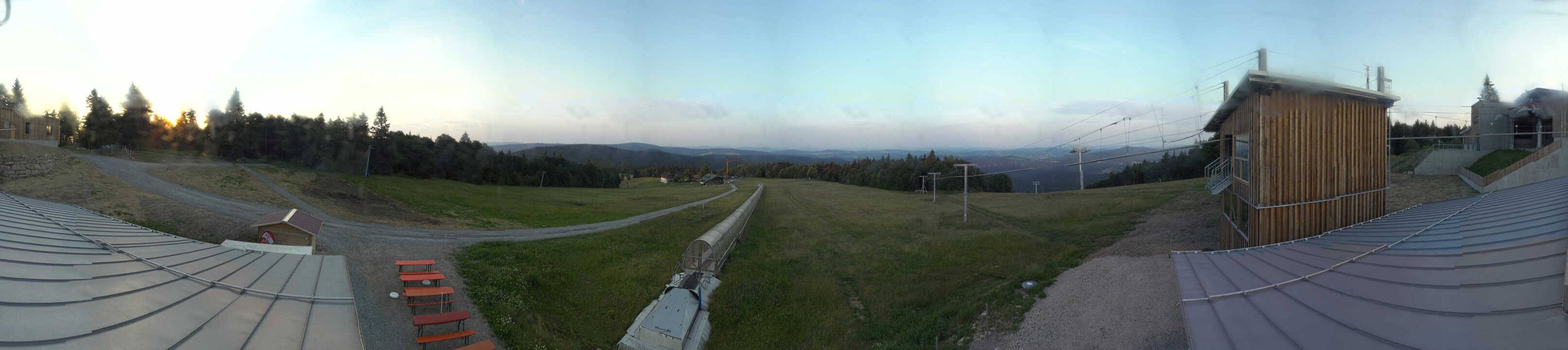 Archiv Foto Webcam Mitterdorf: Bergstation Almberglift