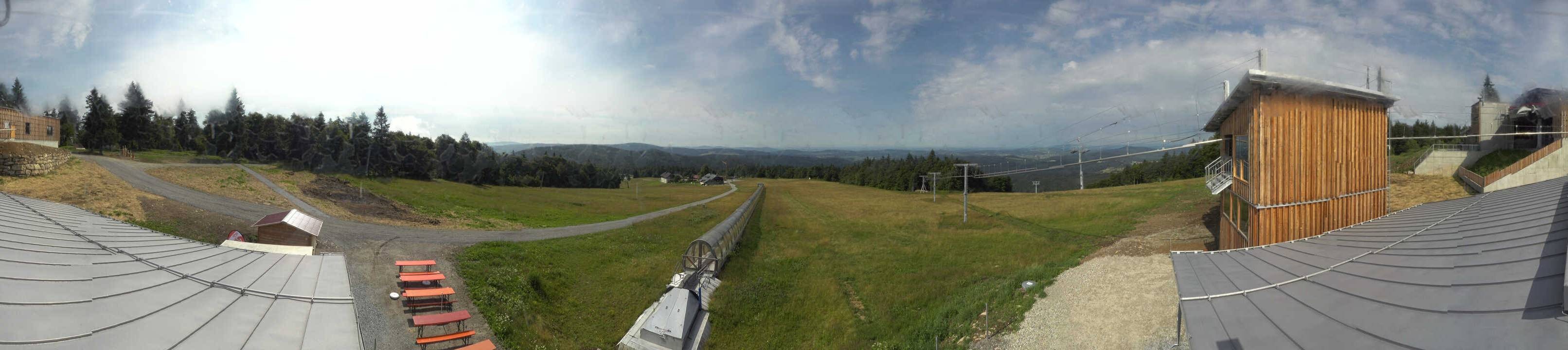 Archiv Foto Webcam Mitterdorf: Bergstation Almberglift