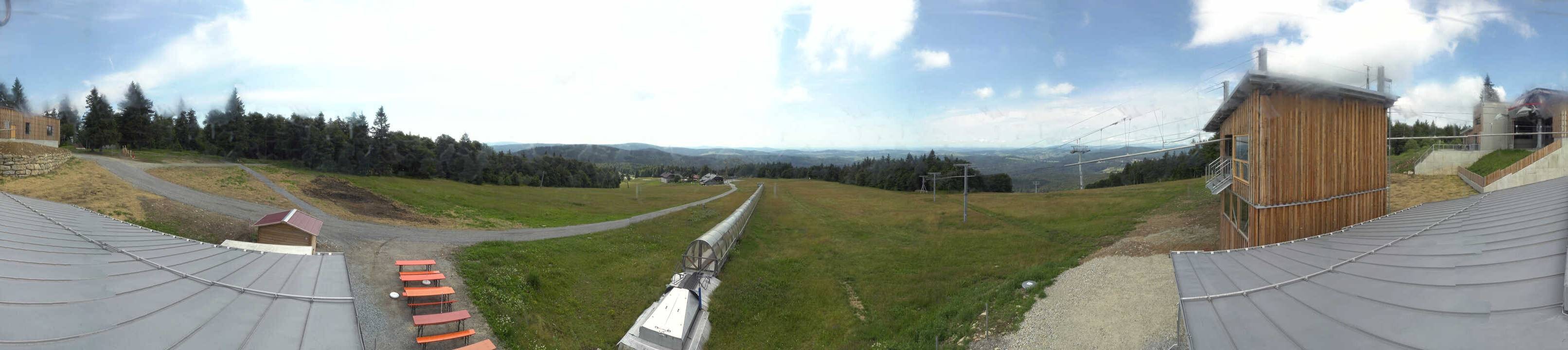 Archiv Foto Webcam Mitterdorf: Bergstation Almberglift
