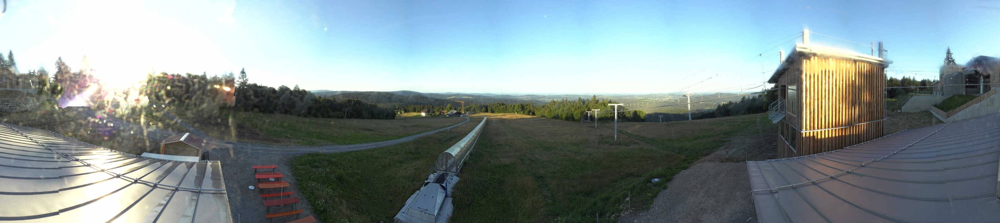 Archiv Foto Webcam Mitterdorf: Bergstation Almberglift