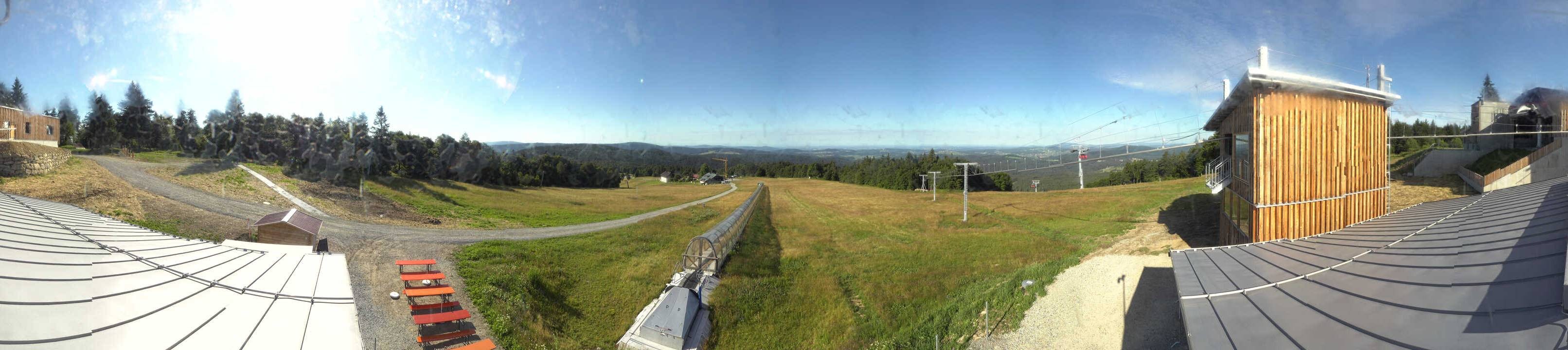 Archiv Foto Webcam Mitterdorf: Bergstation Almberglift
