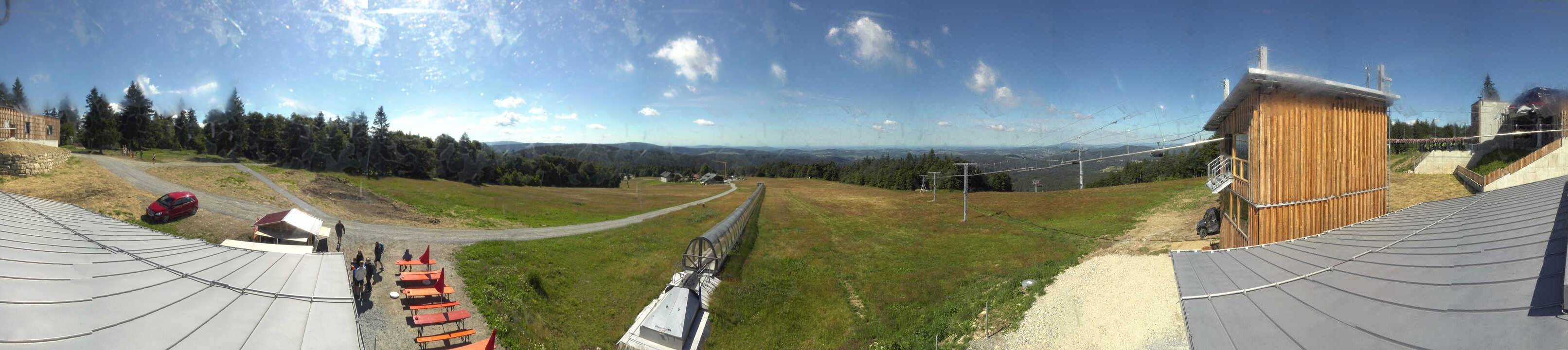 Archiv Foto Webcam Mitterdorf: Bergstation Almberglift