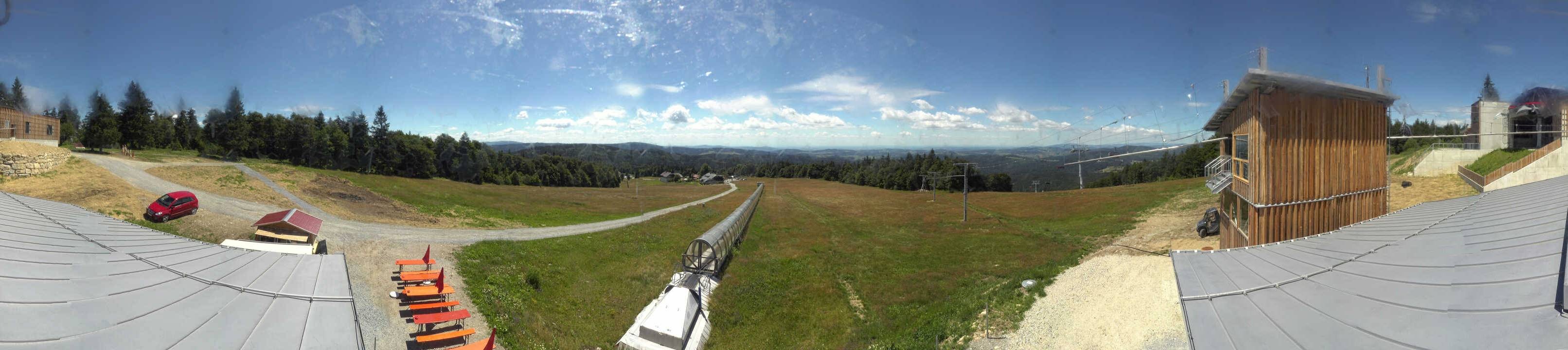 Archiv Foto Webcam Mitterdorf: Bergstation Almberglift