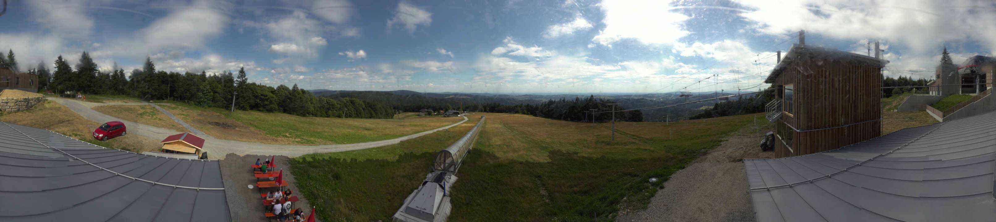 Archiv Foto Webcam Mitterdorf: Bergstation Almberglift