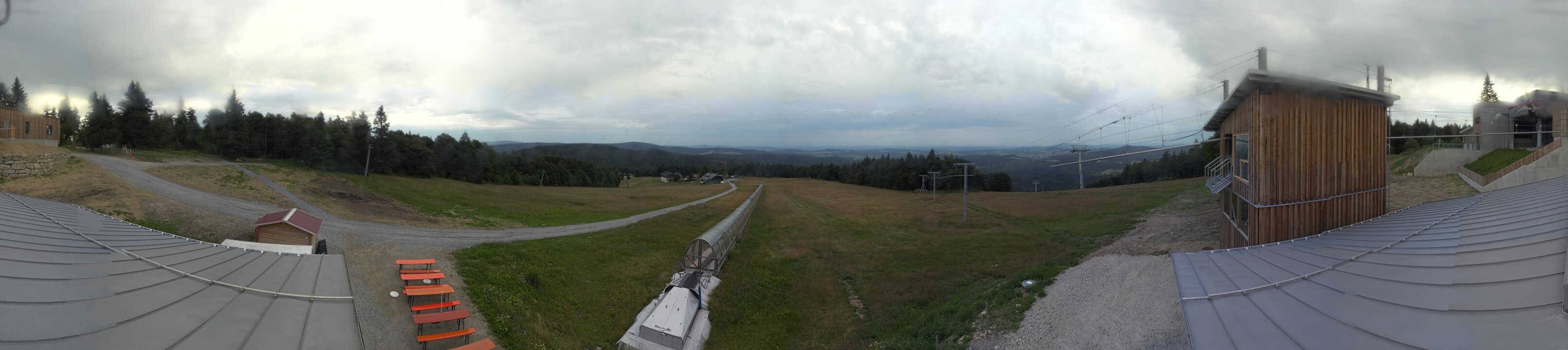 Archiv Foto Webcam Mitterdorf: Bergstation Almberglift