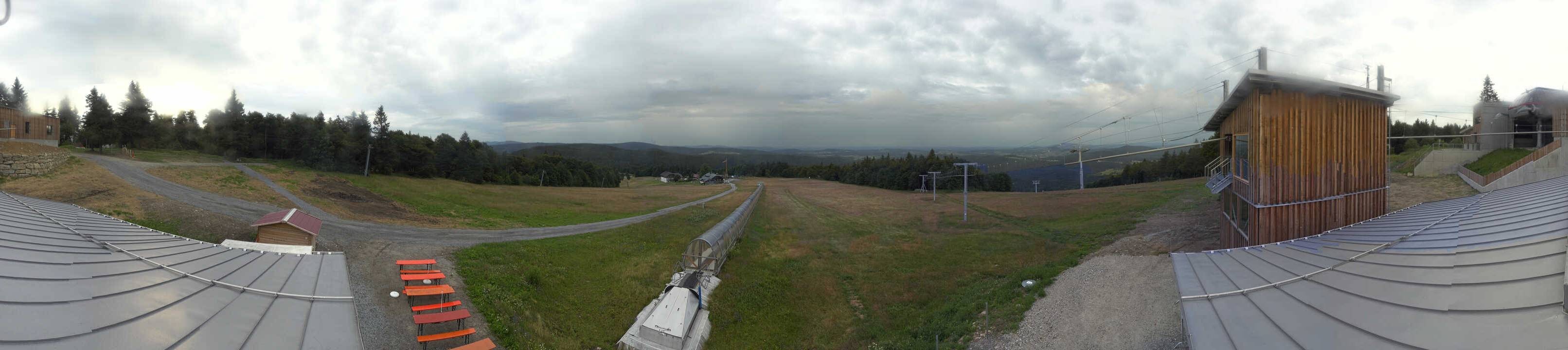 Archiv Foto Webcam Mitterdorf: Bergstation Almberglift