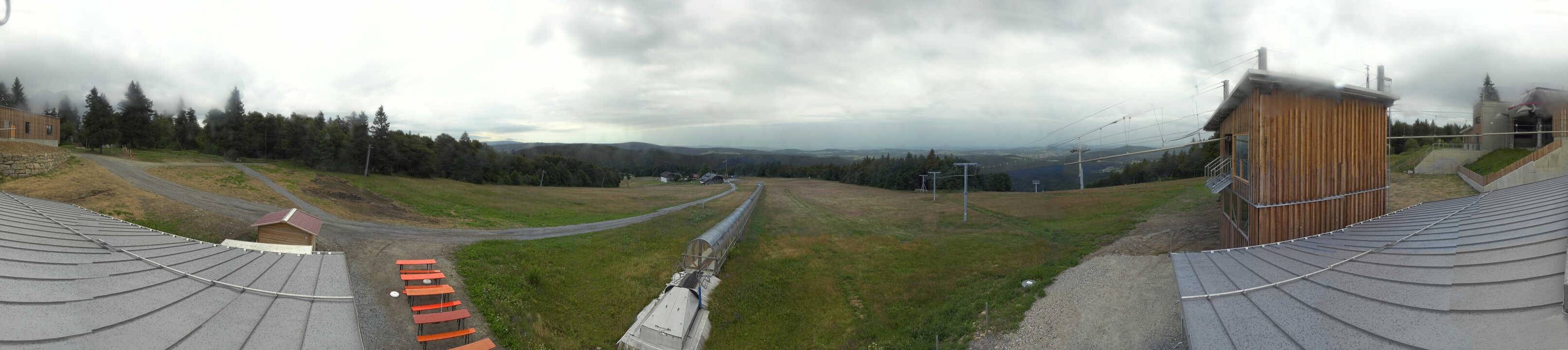 Archiv Foto Webcam Mitterdorf: Bergstation Almberglift