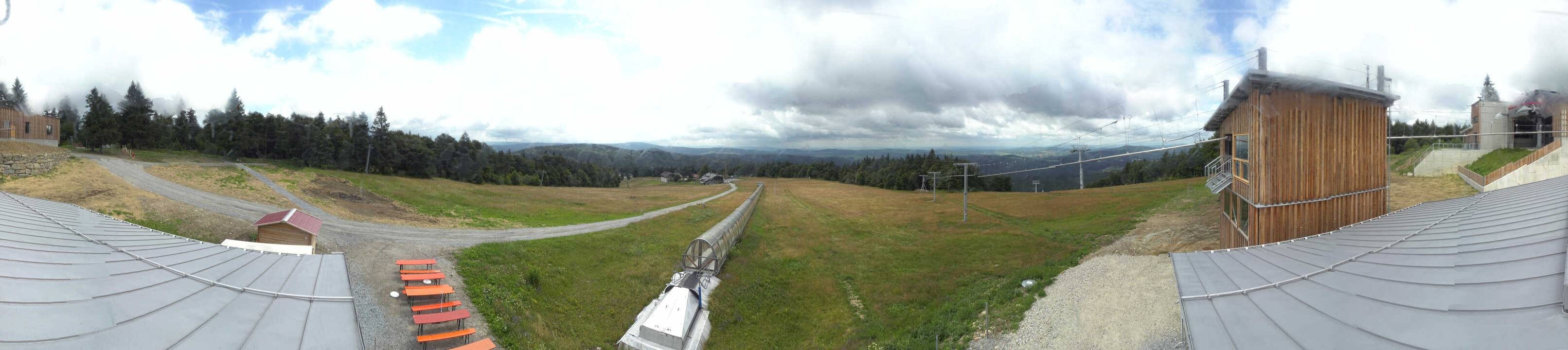 Archiv Foto Webcam Mitterdorf: Bergstation Almberglift