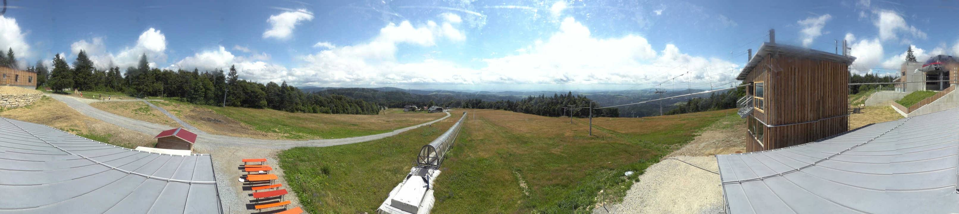 Archiv Foto Webcam Mitterdorf: Bergstation Almberglift