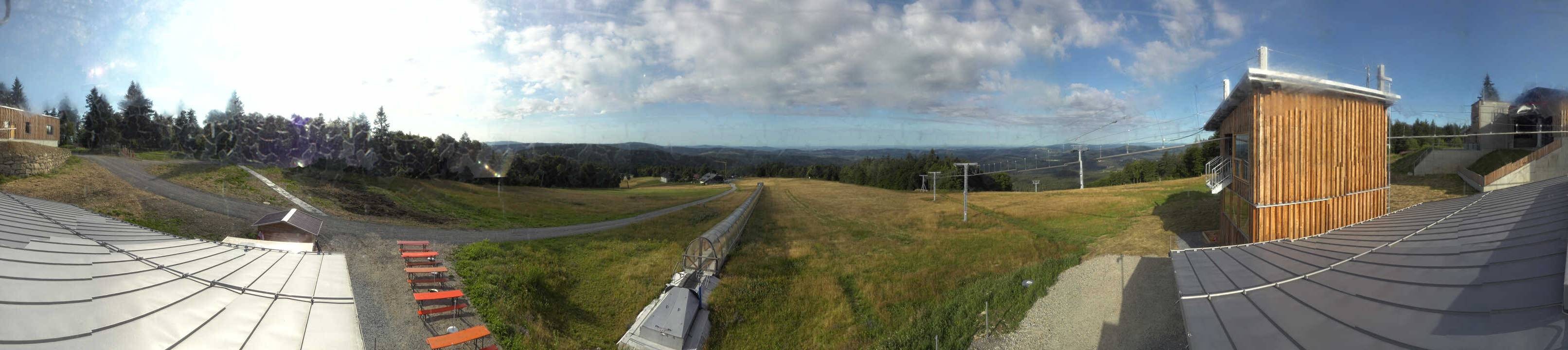 Archiv Foto Webcam Mitterdorf: Bergstation Almberglift