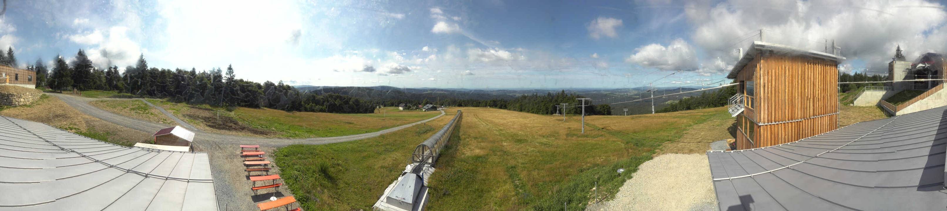 Archiv Foto Webcam Mitterdorf: Bergstation Almberglift