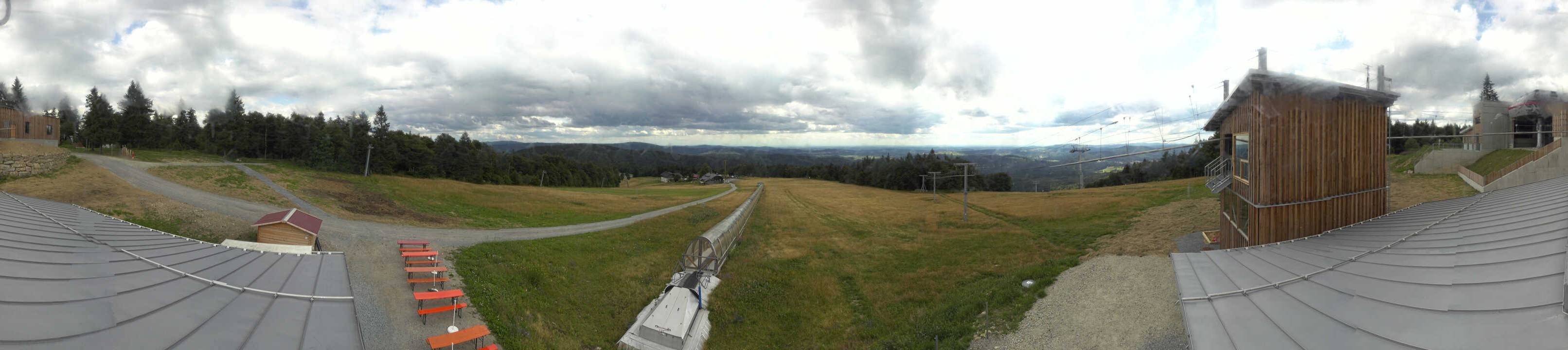 Archiv Foto Webcam Mitterdorf: Bergstation Almberglift