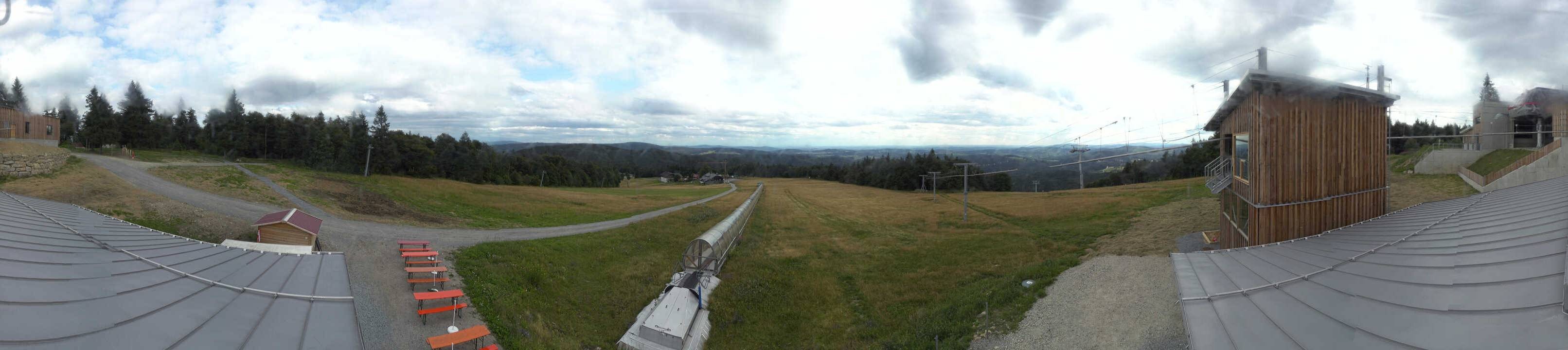 Archiv Foto Webcam Mitterdorf: Bergstation Almberglift
