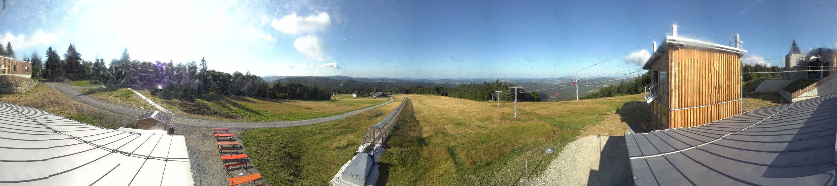 Archiv Foto Webcam Mitterdorf: Bergstation Almberglift