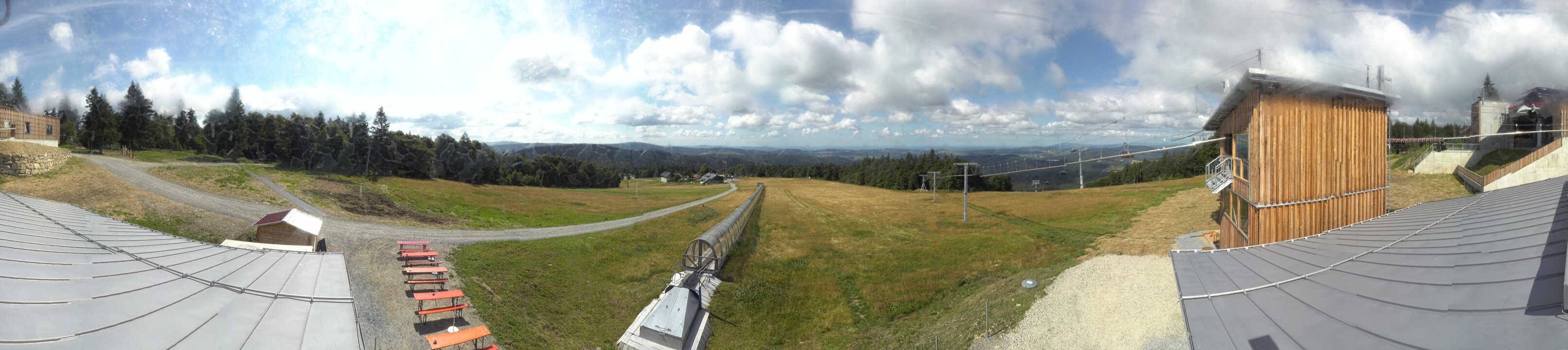 Archiv Foto Webcam Mitterdorf: Bergstation Almberglift