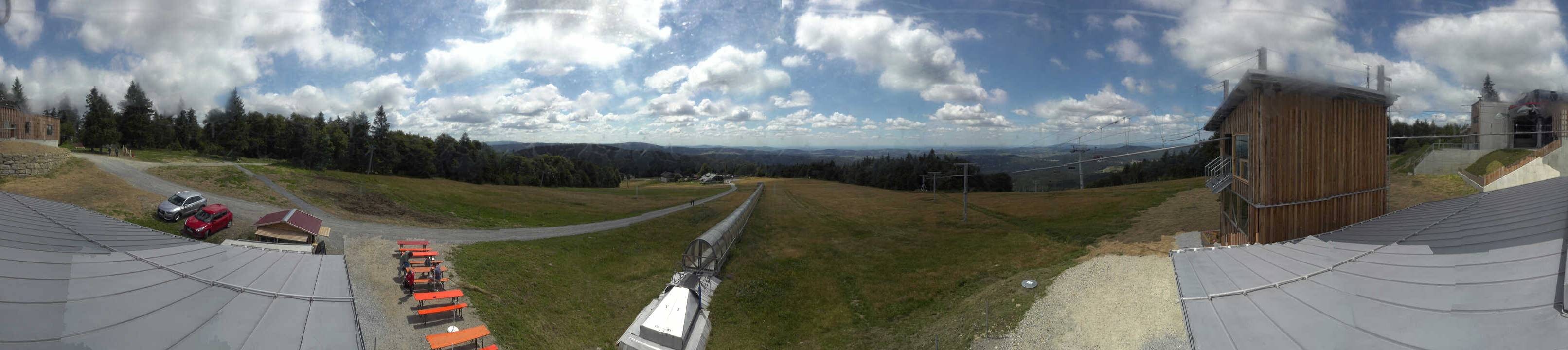 Archiv Foto Webcam Mitterdorf: Bergstation Almberglift