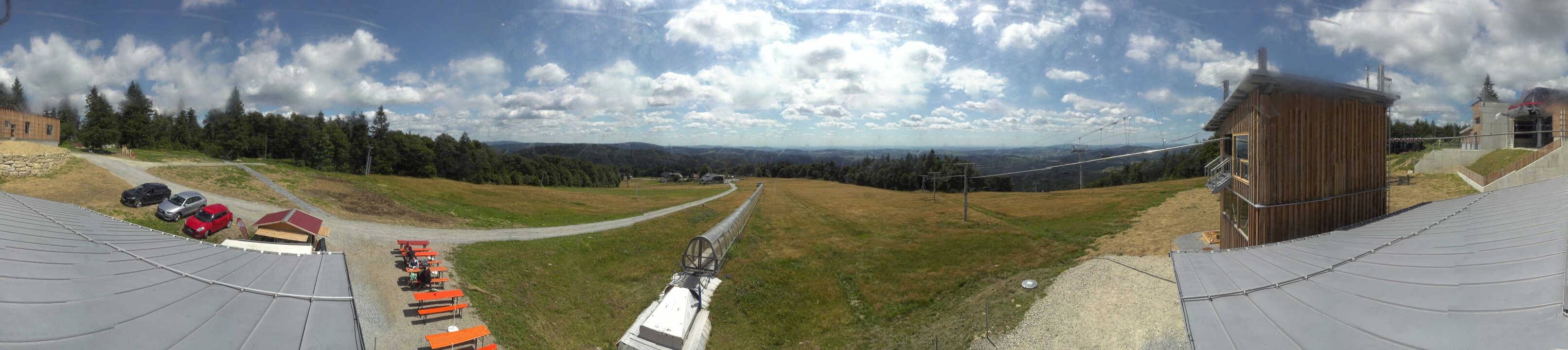 Archiv Foto Webcam Mitterdorf: Bergstation Almberglift