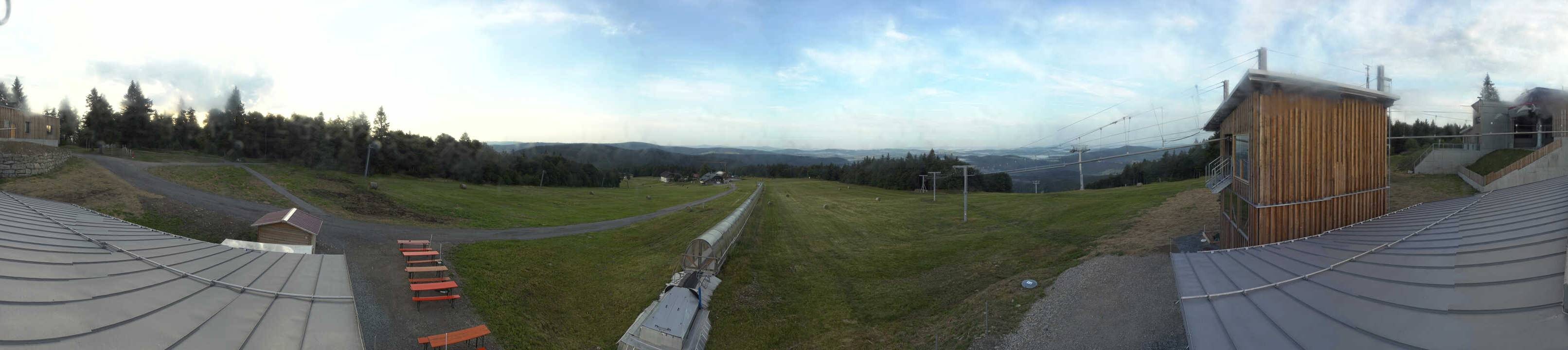 Archiv Foto Webcam Mitterdorf: Bergstation Almberglift
