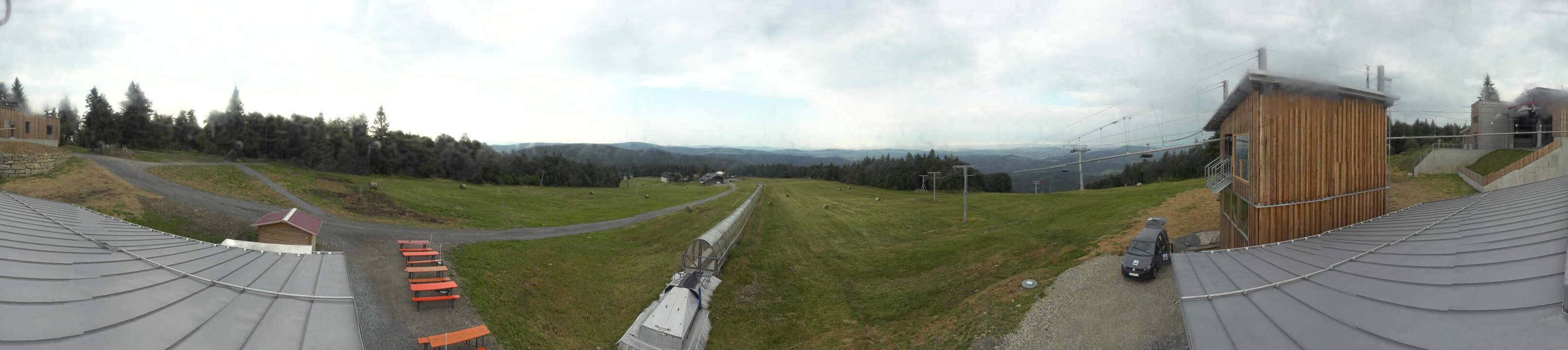 Archiv Foto Webcam Mitterdorf: Bergstation Almberglift