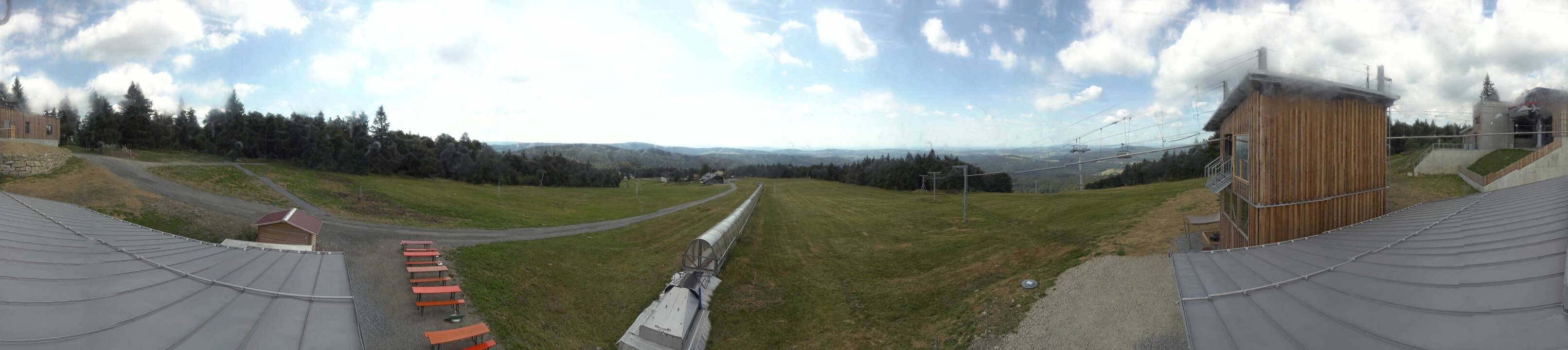 Archiv Foto Webcam Mitterdorf: Bergstation Almberglift
