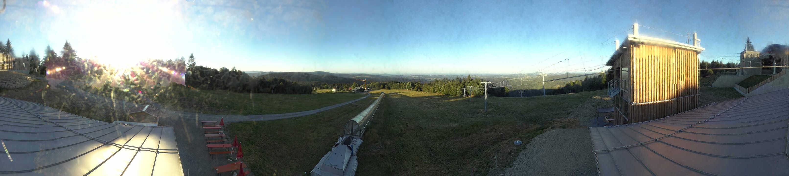 Archiv Foto Webcam Mitterdorf: Bergstation Almberglift