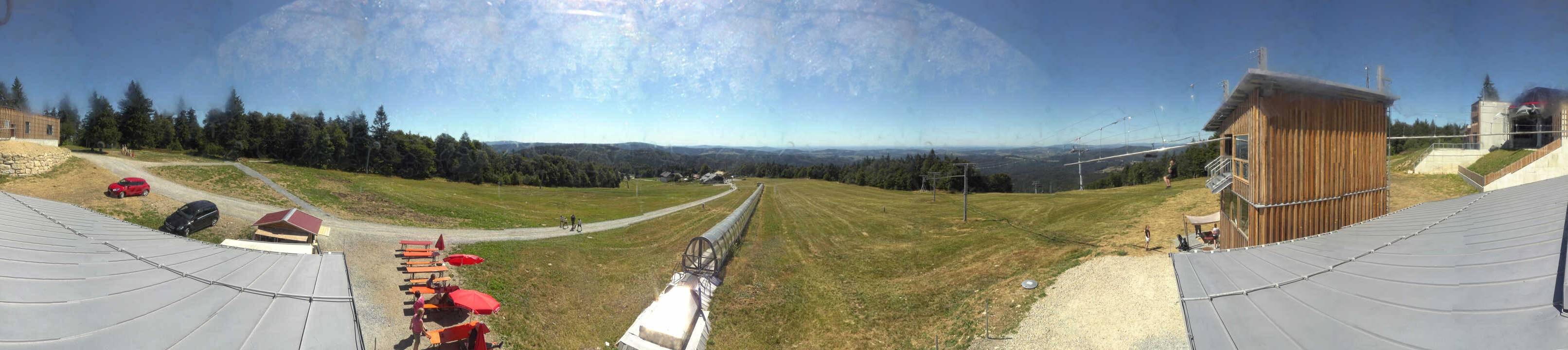 Archiv Foto Webcam Mitterdorf: Bergstation Almberglift