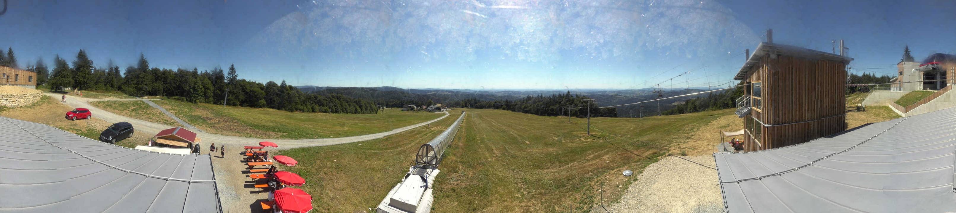 Archiv Foto Webcam Mitterdorf: Bergstation Almberglift
