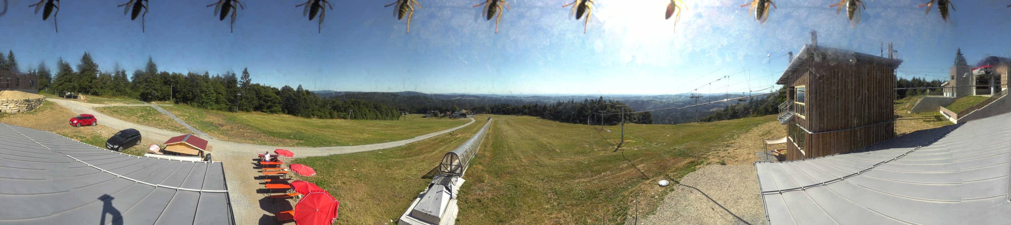 Archiv Foto Webcam Mitterdorf: Bergstation Almberglift