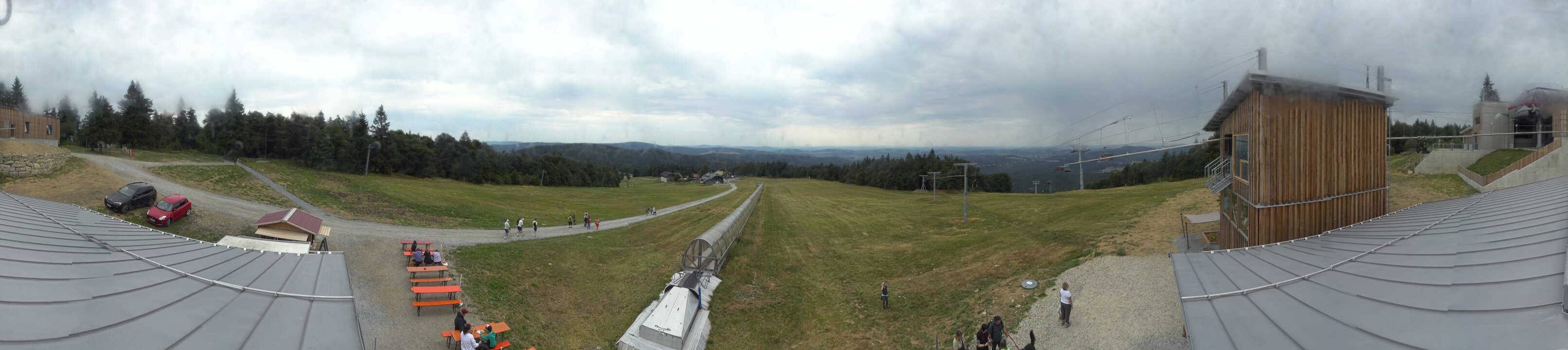 Archiv Foto Webcam Mitterdorf: Bergstation Almberglift