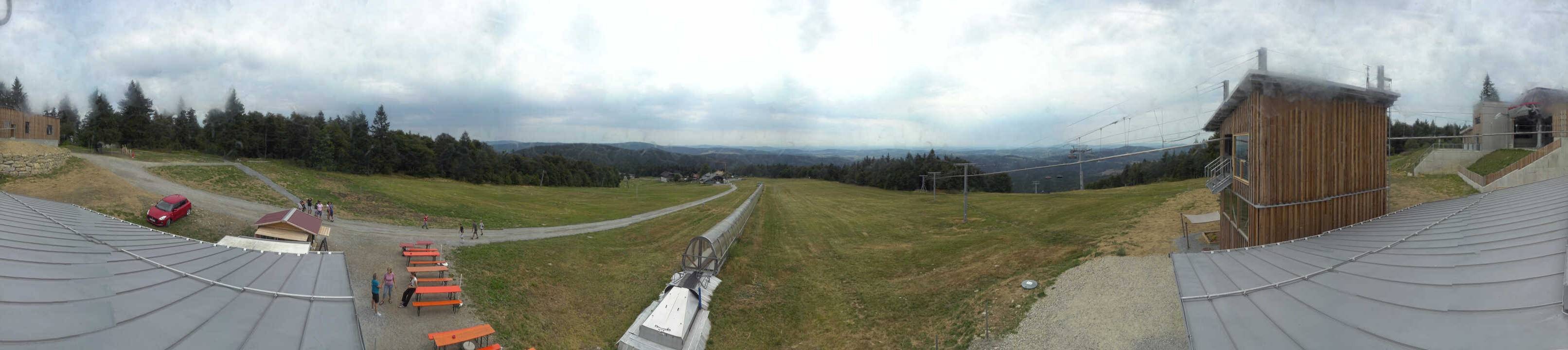Archiv Foto Webcam Mitterdorf: Bergstation Almberglift