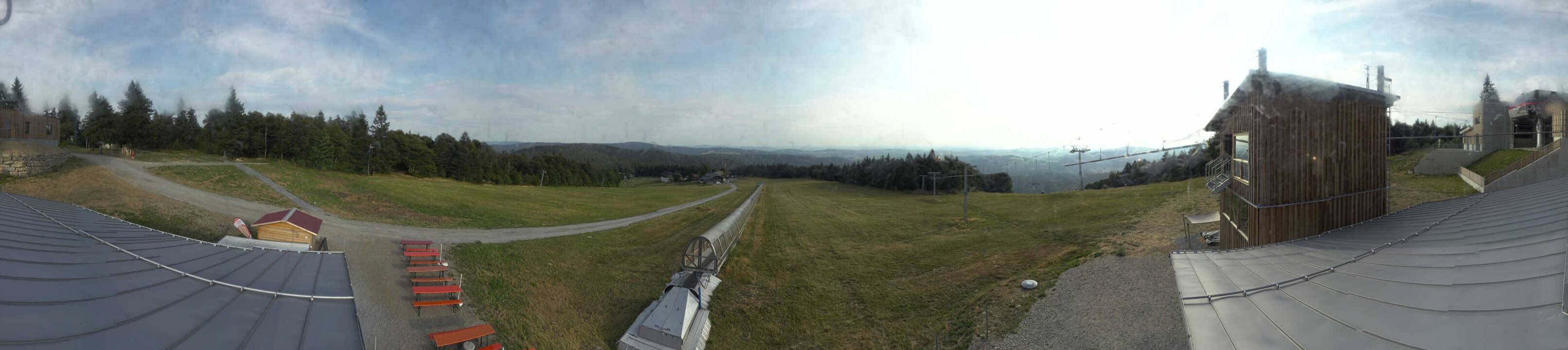 Archiv Foto Webcam Mitterdorf: Bergstation Almberglift