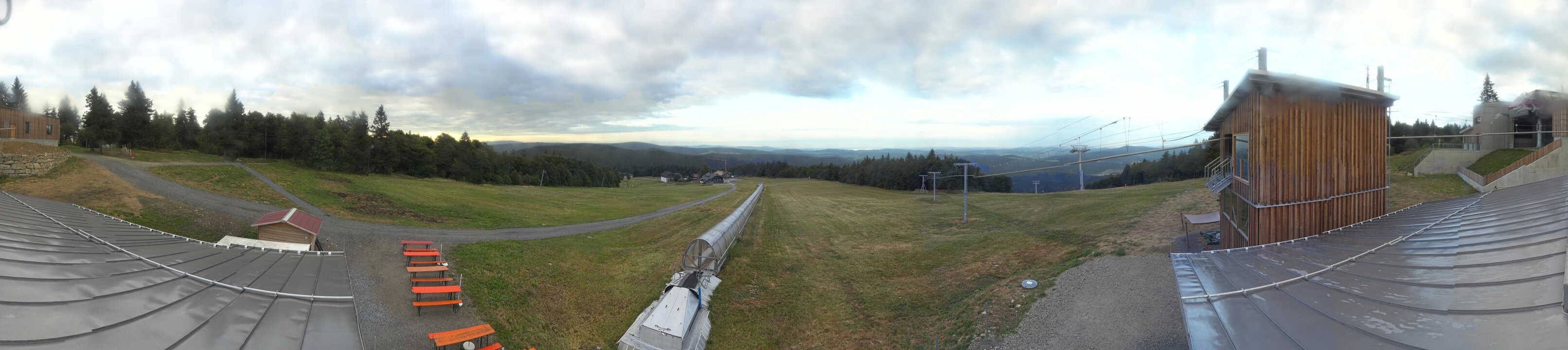 Archiv Foto Webcam Mitterdorf: Bergstation Almberglift