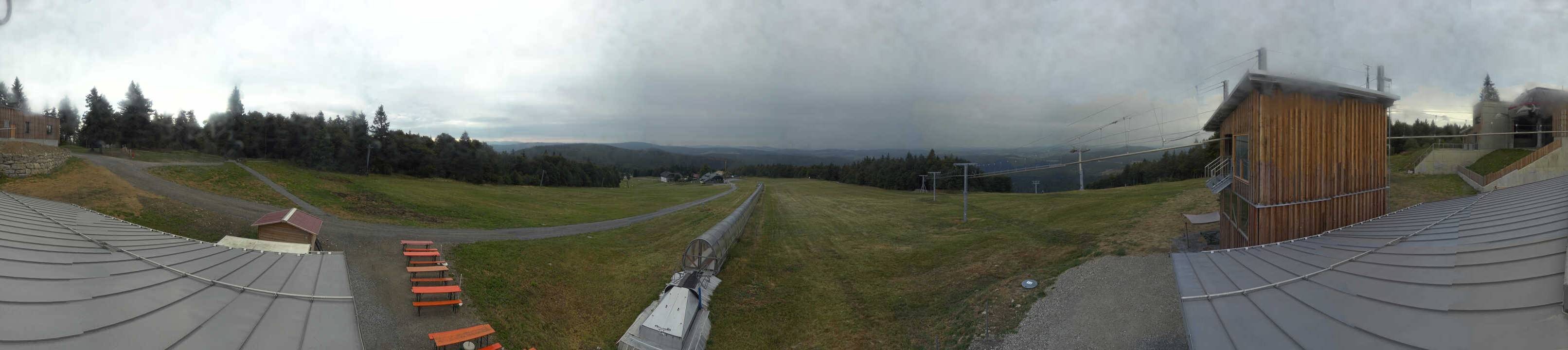 Archiv Foto Webcam Mitterdorf: Bergstation Almberglift