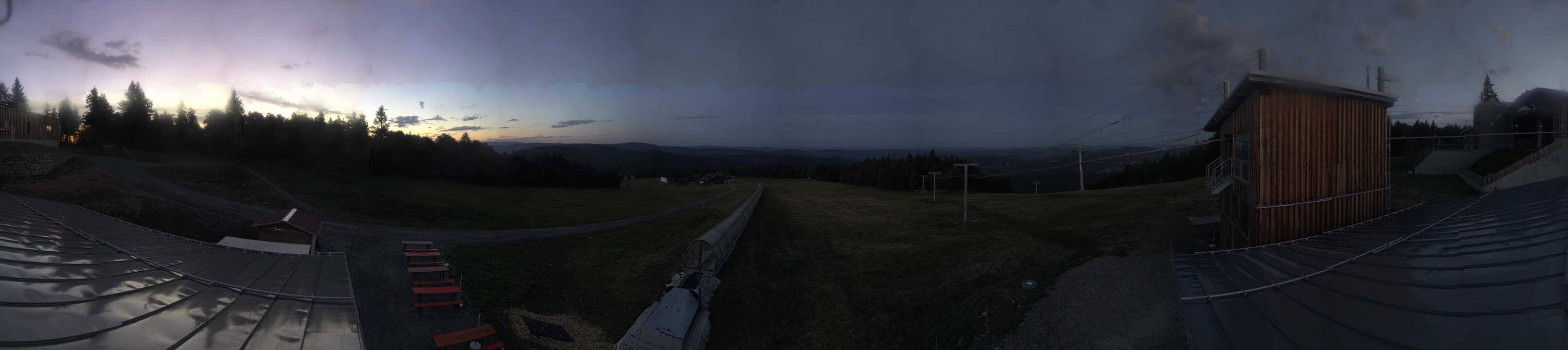 Archiv Foto Webcam Mitterdorf: Bergstation Almberglift