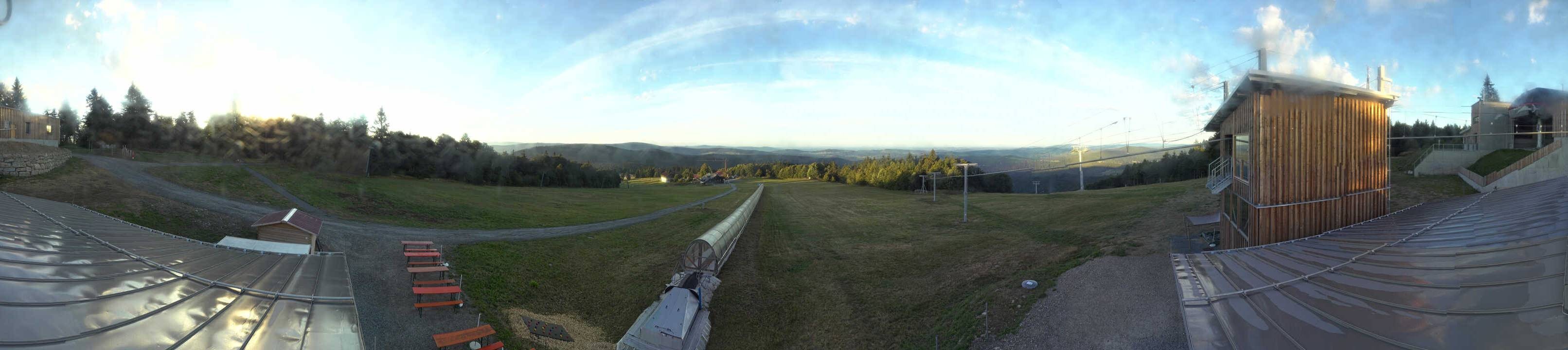 Archiv Foto Webcam Mitterdorf: Bergstation Almberglift