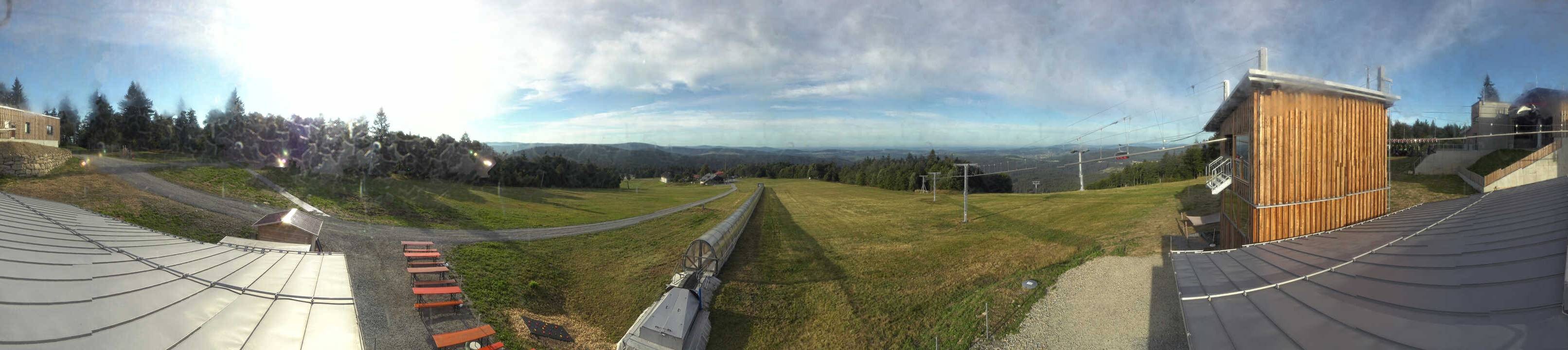 Archiv Foto Webcam Mitterdorf: Bergstation Almberglift