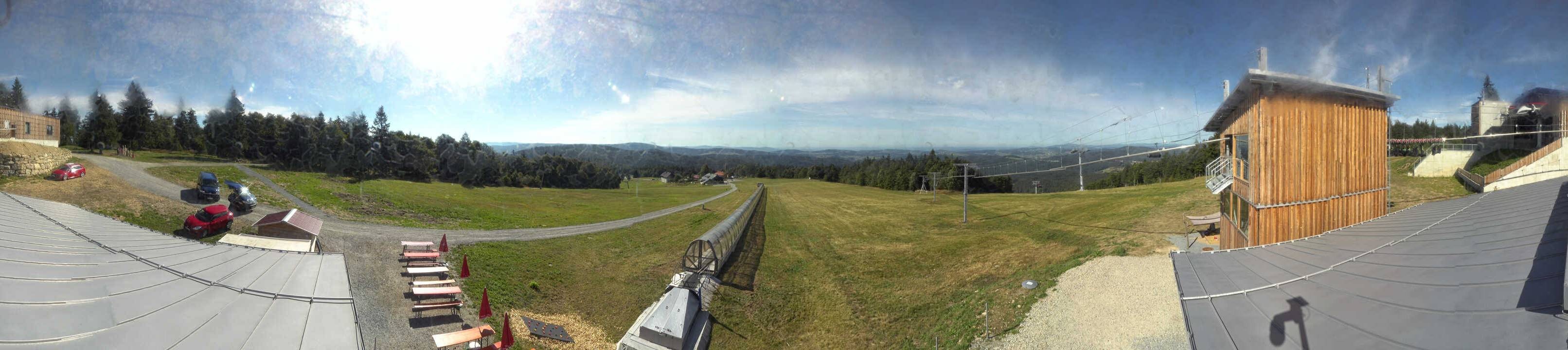 Archiv Foto Webcam Mitterdorf: Bergstation Almberglift