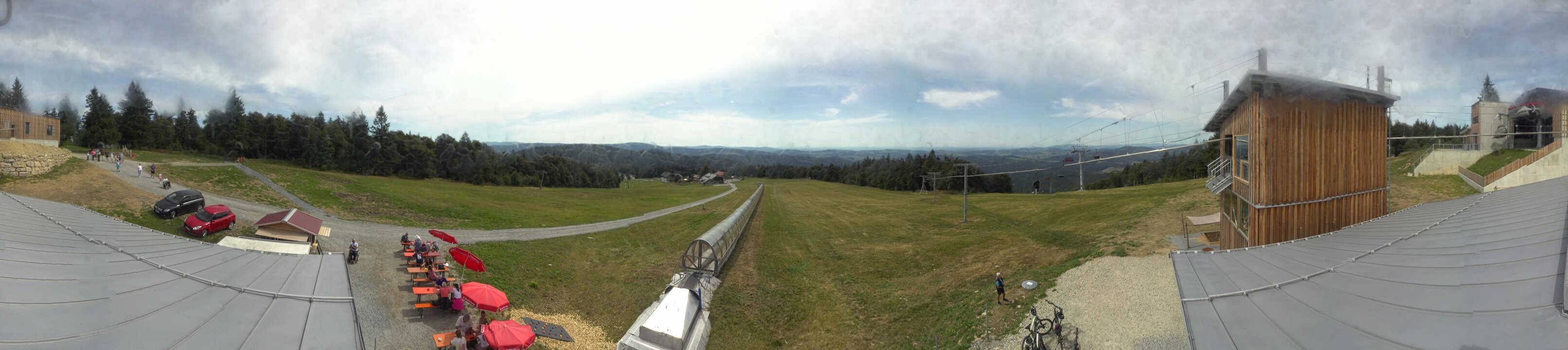 Archiv Foto Webcam Mitterdorf: Bergstation Almberglift