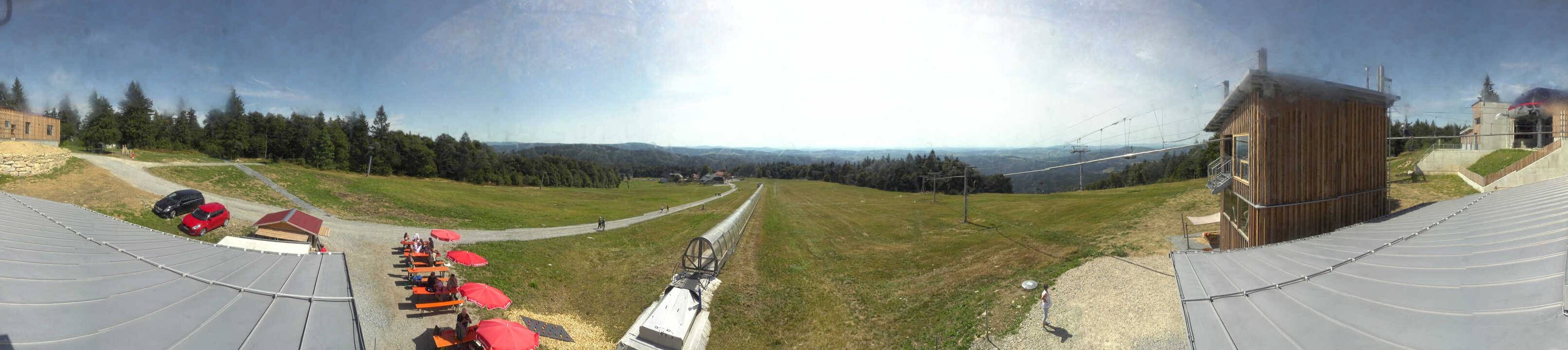 Archiv Foto Webcam Mitterdorf: Bergstation Almberglift