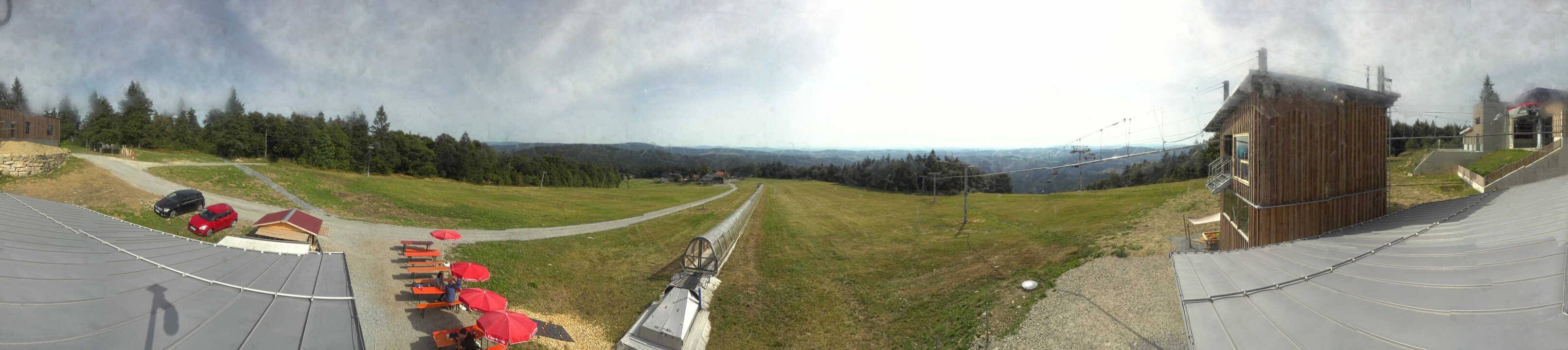 Archiv Foto Webcam Mitterdorf: Bergstation Almberglift