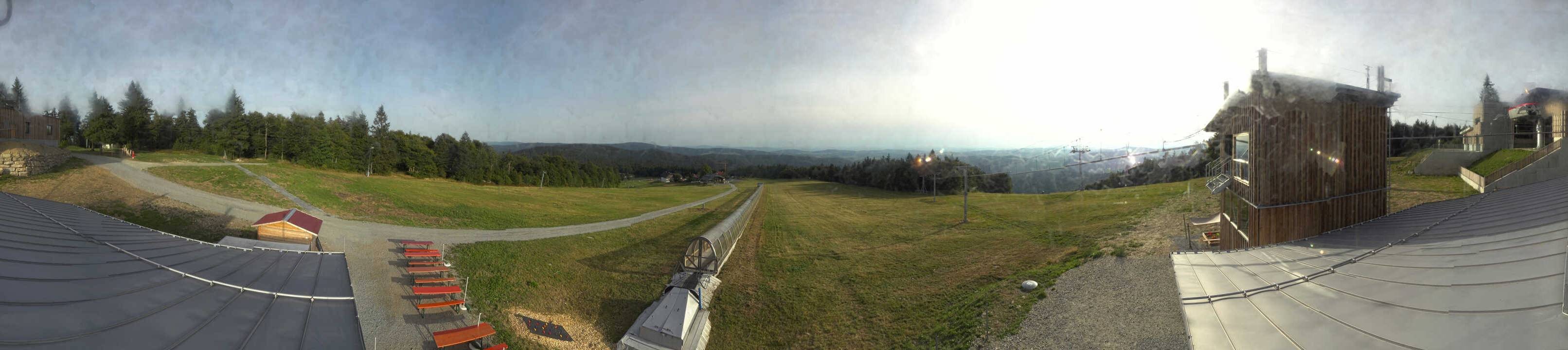 Archiv Foto Webcam Mitterdorf: Bergstation Almberglift