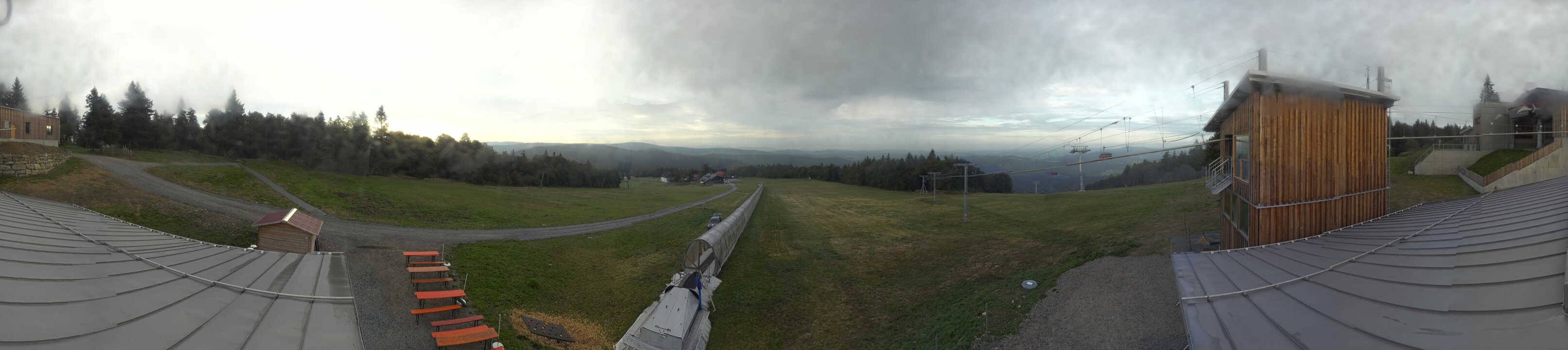 Archiv Foto Webcam Mitterdorf: Bergstation Almberglift